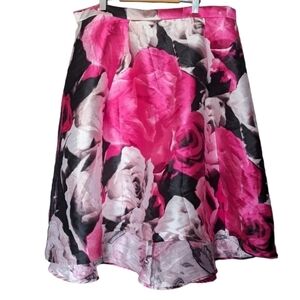 2X • Especially Yours Studio • Big On Roses High Low A Line Skirt